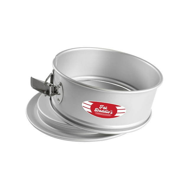 Fat Daddio's PSF-103 Anodized Aluminum Springform Pan, 10 x 3 Inch, Silver