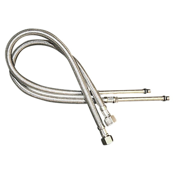 Faucet Bathroom Sink Tap Connector Stainless Steel Supply Hose 19.50" Pack of 2| Renovators Supply