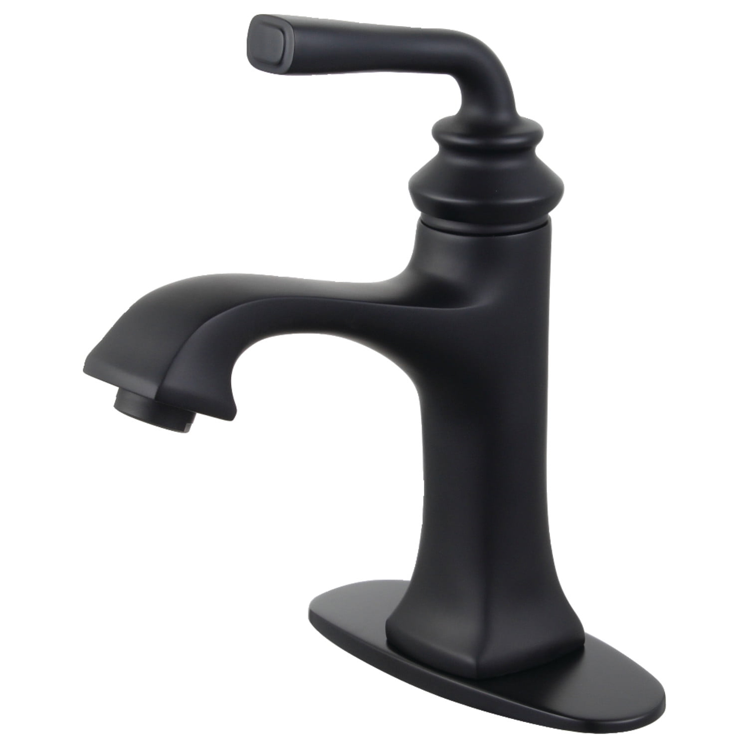 Kingston Brass LS4420RXL Kingston Brass Restoration Single-Handle 1-Hole Deck Mount Bathroom Faucet with Push Pop-Up