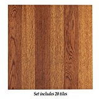 Baldosa de Vinilo de Madera Dura de Roble Mediano Falso