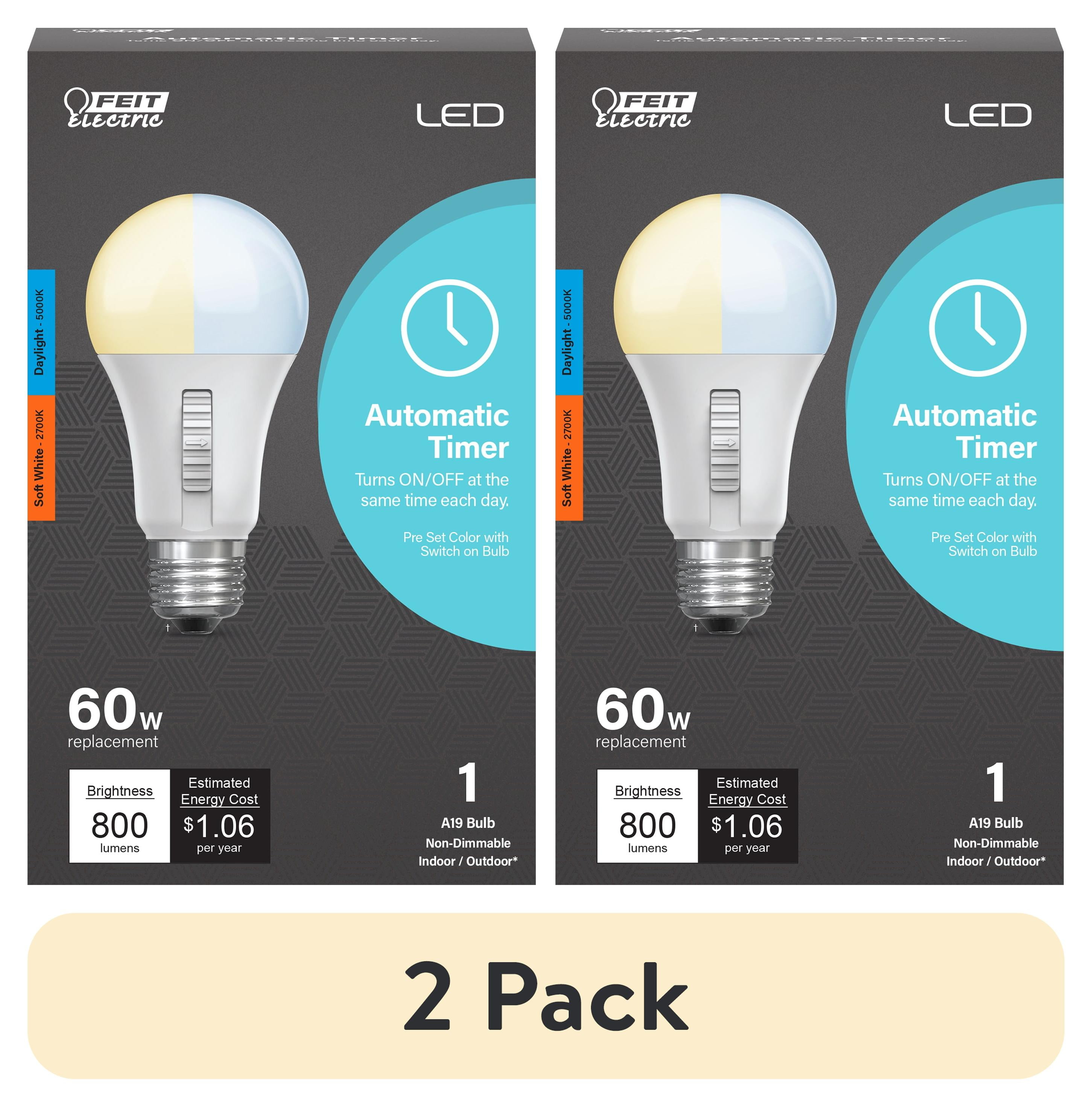 Feit Electric Intellibulb A19 E26 (Medium) LED Bulb Soft White 60 Watt Equivalence 1 pk