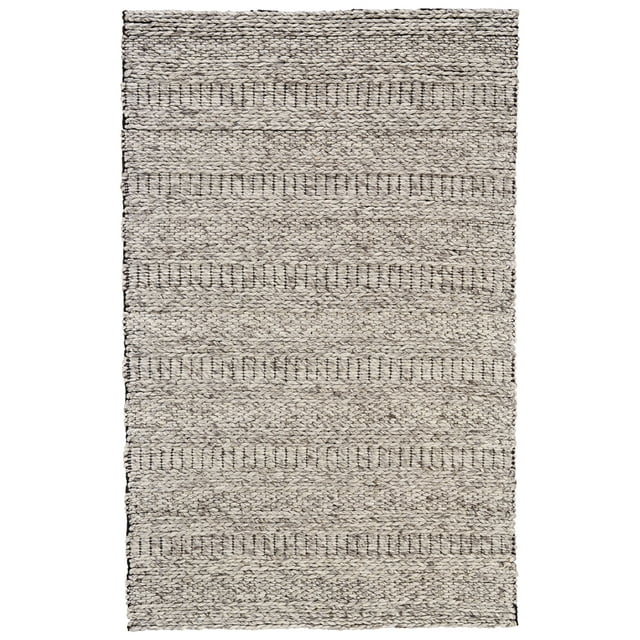 Feizy Berkeley Transitional Geometric, Ivory/Gray/Tan, 2' x 3' Accent Rug Eco Friendly Water Resistant Stain Resistant Scandinavian Solid Design Carpet for Living Dining Bed Room