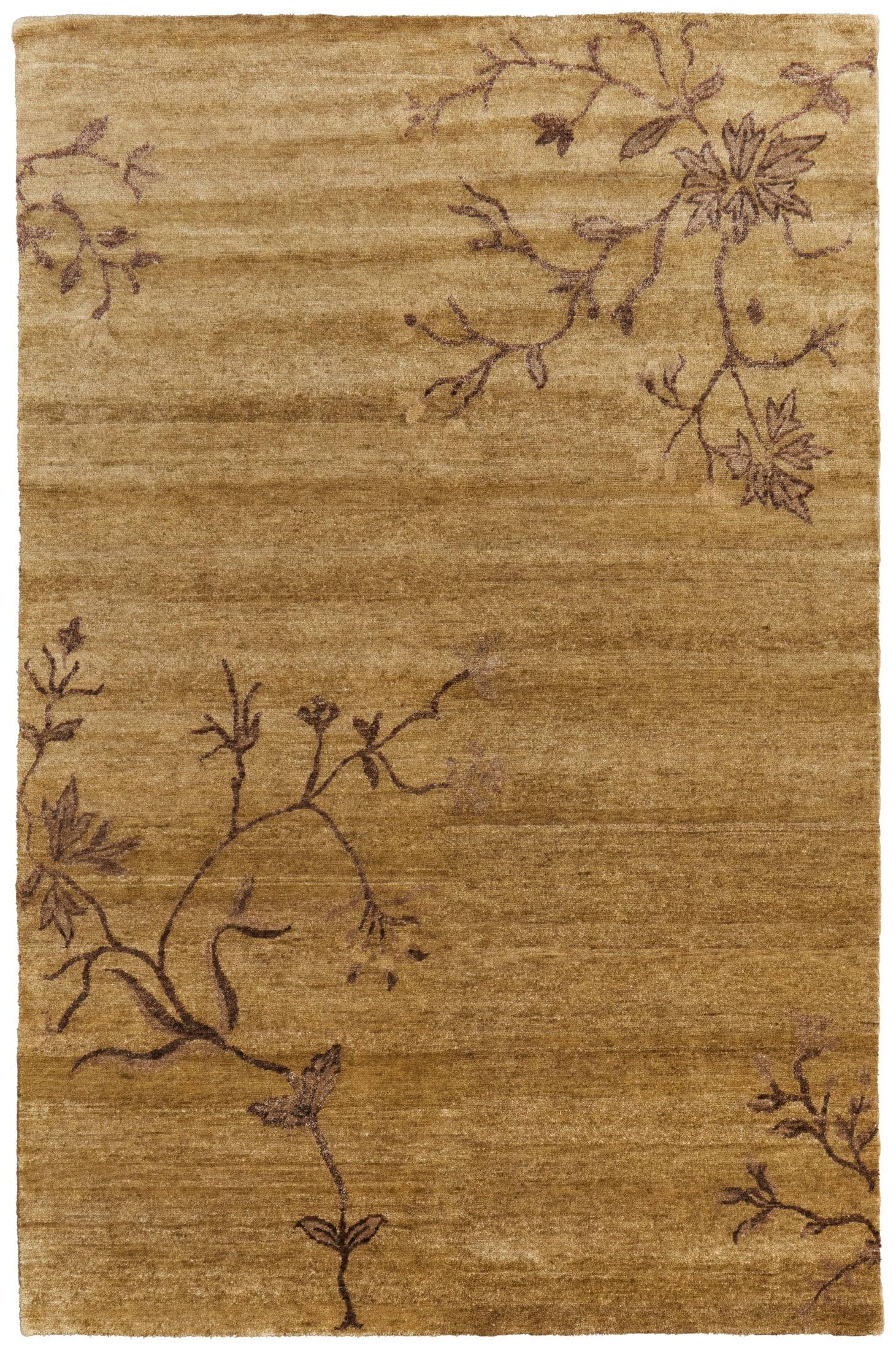 Feizy Cordonnet Transitional Floral & Botanical, Green, 5'6" x 8'6" Area Rug Easy Care Stain Resistant Water Resistant Casual Design Carpet for Living Dining Bed Room