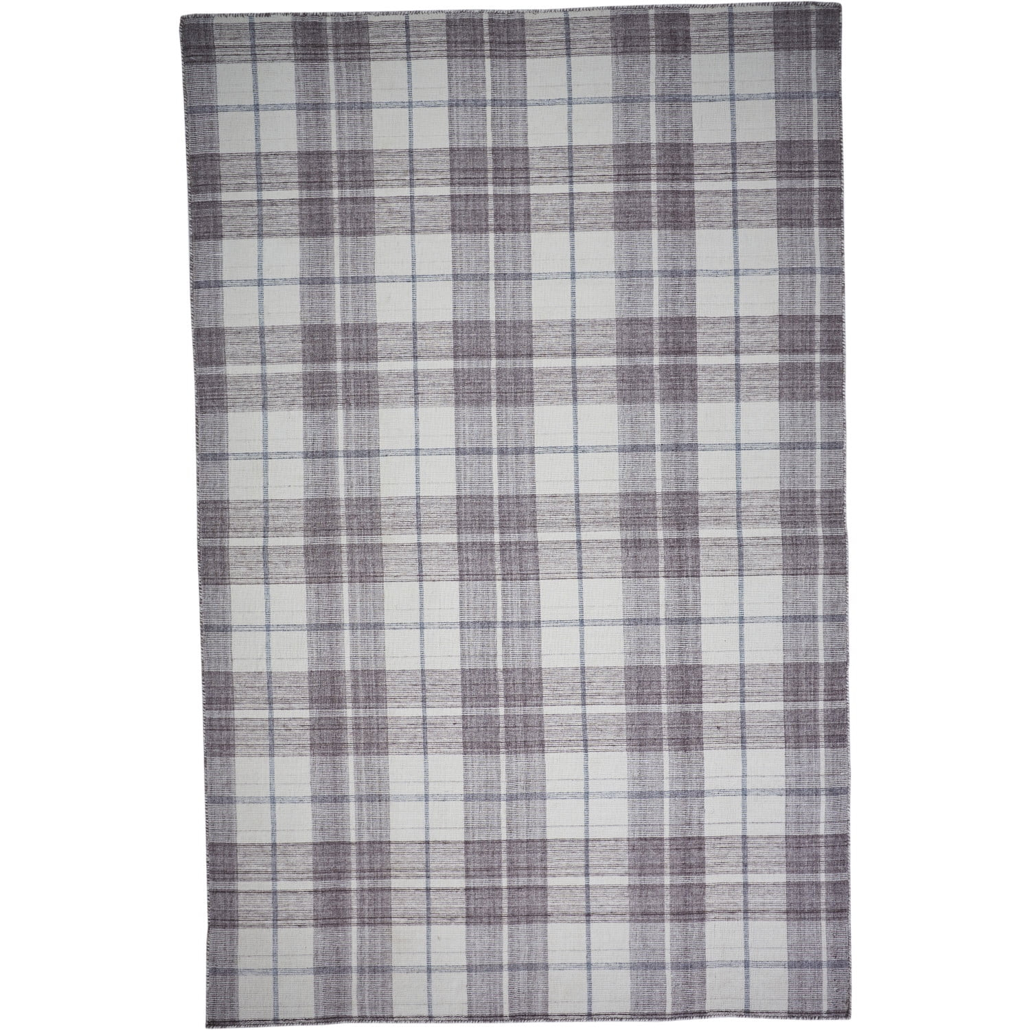Feizy Crosby Transitional Plaid, Gray/Taupe/Ivory, 3'6" x 5'6" Accent Rug Easy Care Fade Resistant Stain Resistant Rustic Floor Rug for Living room Bedroom