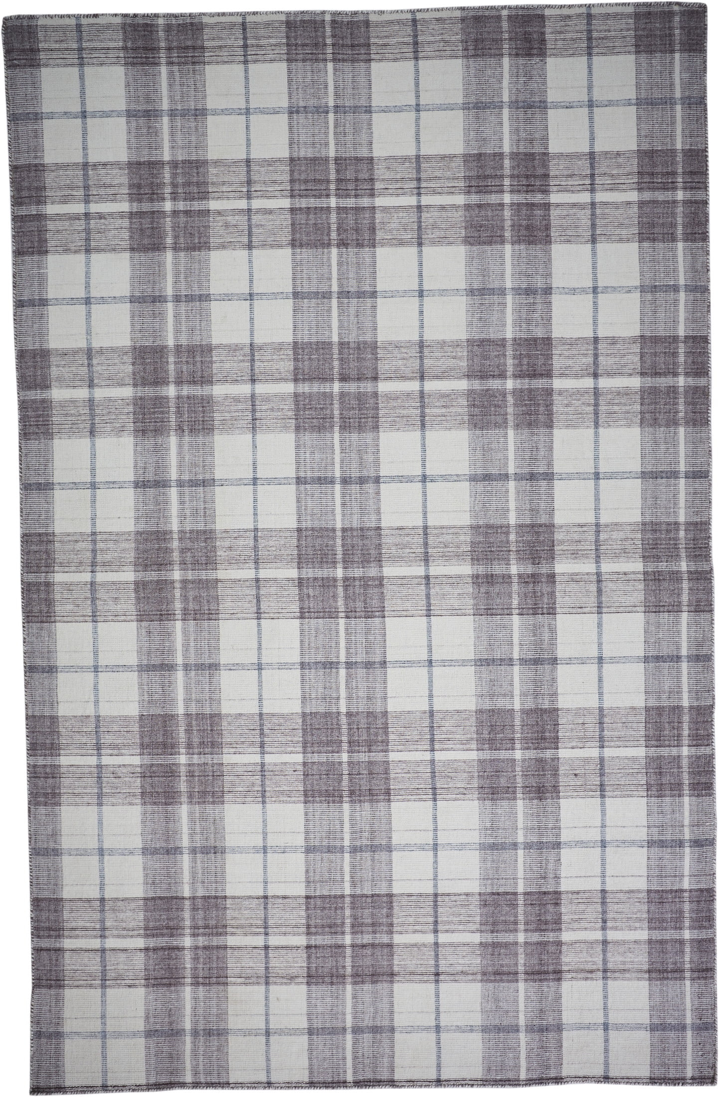 Feizy Crosby Transitional Plaid, Gray/Taupe/Ivory, 3'6" x 5'6" Accent Rug Easy Care Fade Resistant Stain Resistant Rustic Floor Rug for Living room Bedroom