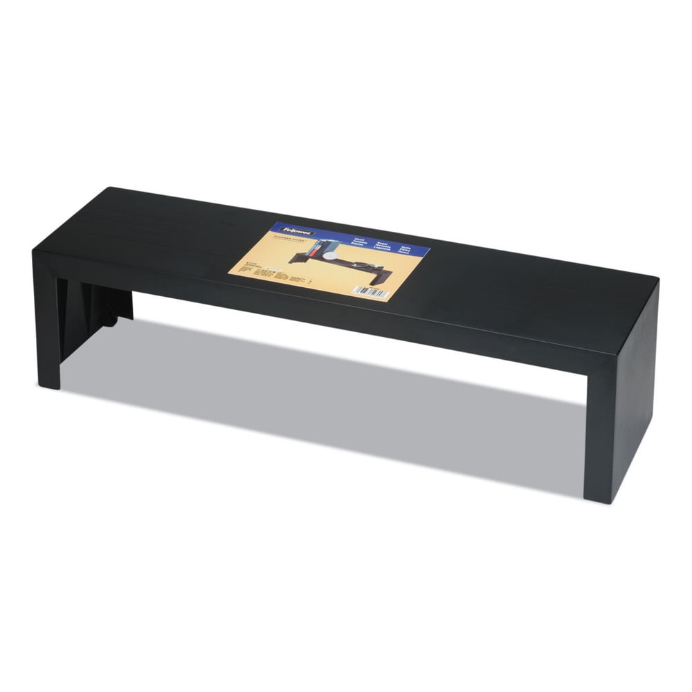 Fellowes Mfg Co. 8038801 Designer Suites 26 in. x 7 in. x 6.75 in. Shelf with 30-lb. Capacity - Black Pearl