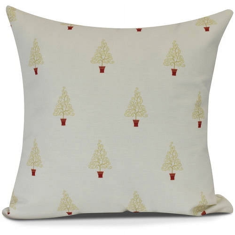 Filigree Forrest Geometric Print Pillow