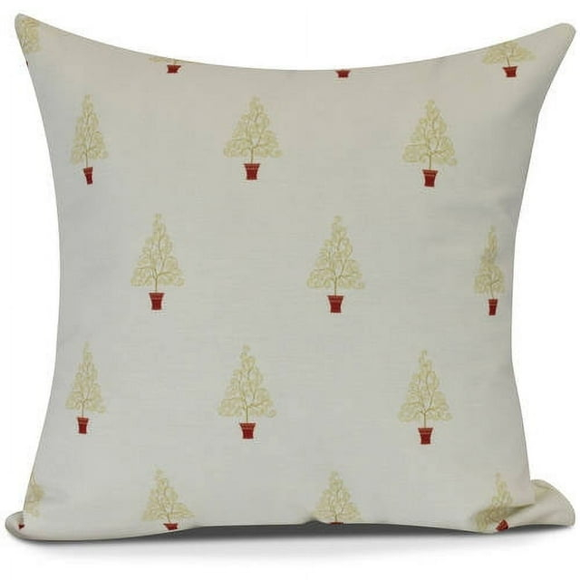 Filigree Forrest Geometric Print Pillow