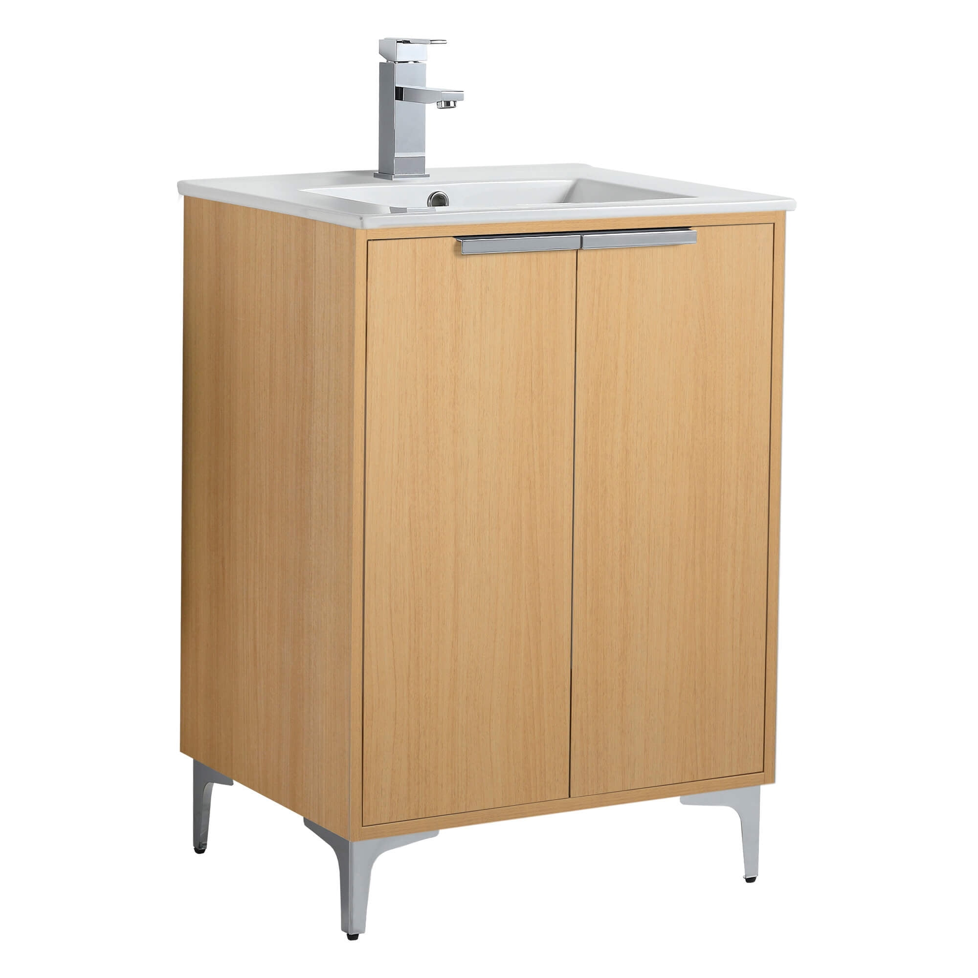 Fine Fixtures Wilmington 24 Inch Bathroom Vanity With Sink - Fully Assembled Bathroom Sink Cabinet, Bathroom Vanities, Wood Bathroom Vanity, Small Bathroom Sink Cabinet, 24 Bathroom Vanity With Sink