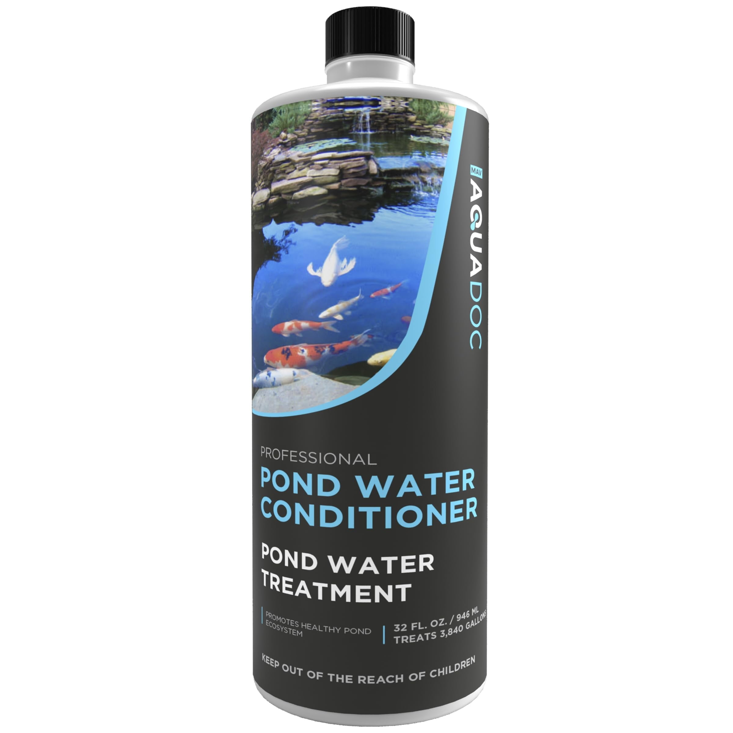 Fish Pond Water Conditioner - Convert tap water to fish-friendly pond water - AquaDoc Pond Supplies