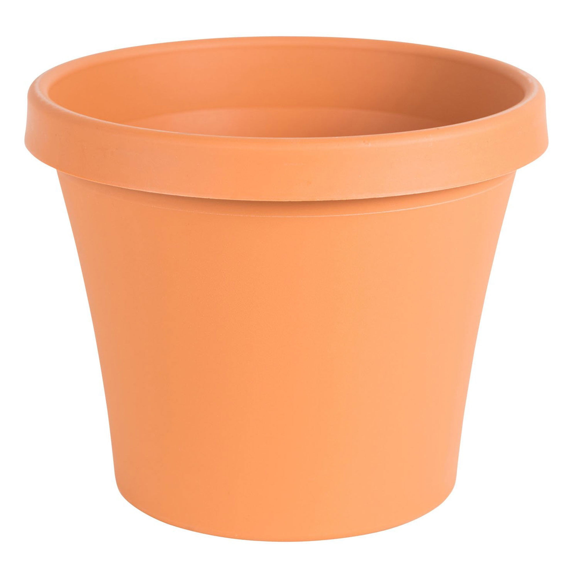 Bloem TerraPot 10.7 in. H X 12 in. D Resin Planter Terracotta Clay