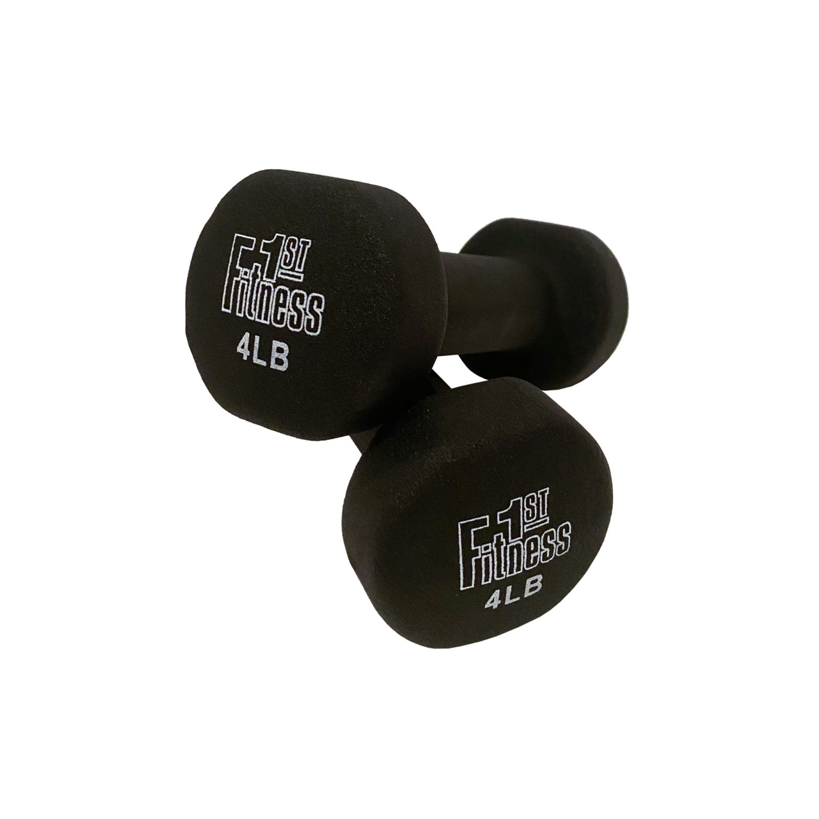 Fitness First Neoprene Dipped Dumbbell Pair (1-12 lbs), 4 lbs