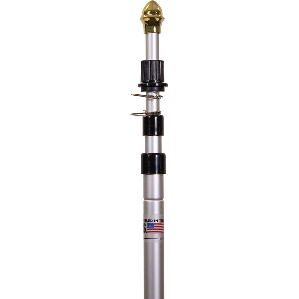Flagpole-To-Go Aluminum Telescoping 9' Portable Flagpole