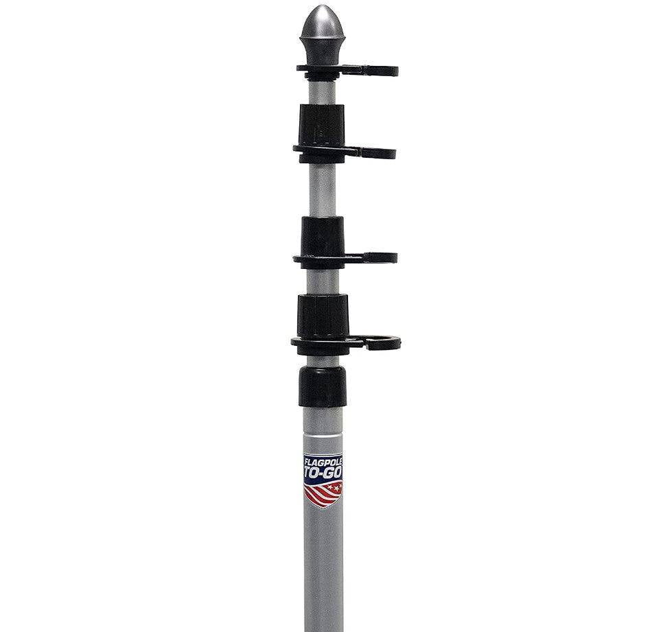 Flagpole-To-Go Aluminum Telescoping 9' Portable Flagpole