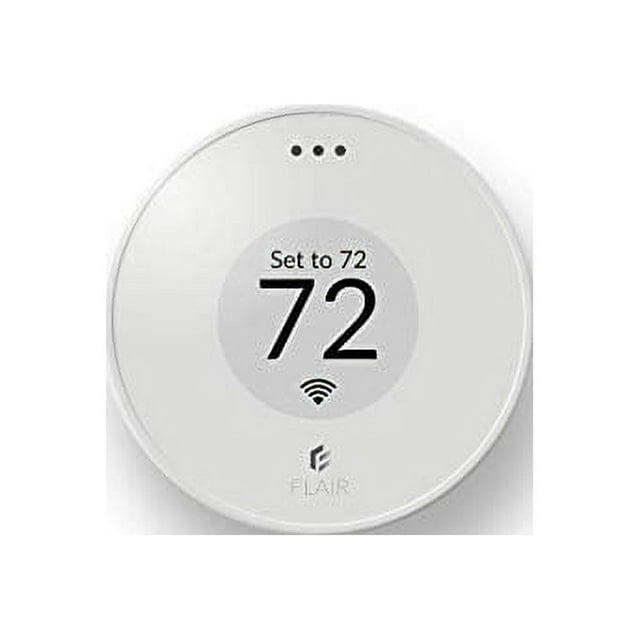 Flair Puck, WiFi Wireless Thermostat (Pearl White). Controls Flair Smart Vents. Compatible with Alexa, works with ecobee, Honeywell smart thermostats, and Google Assistant.