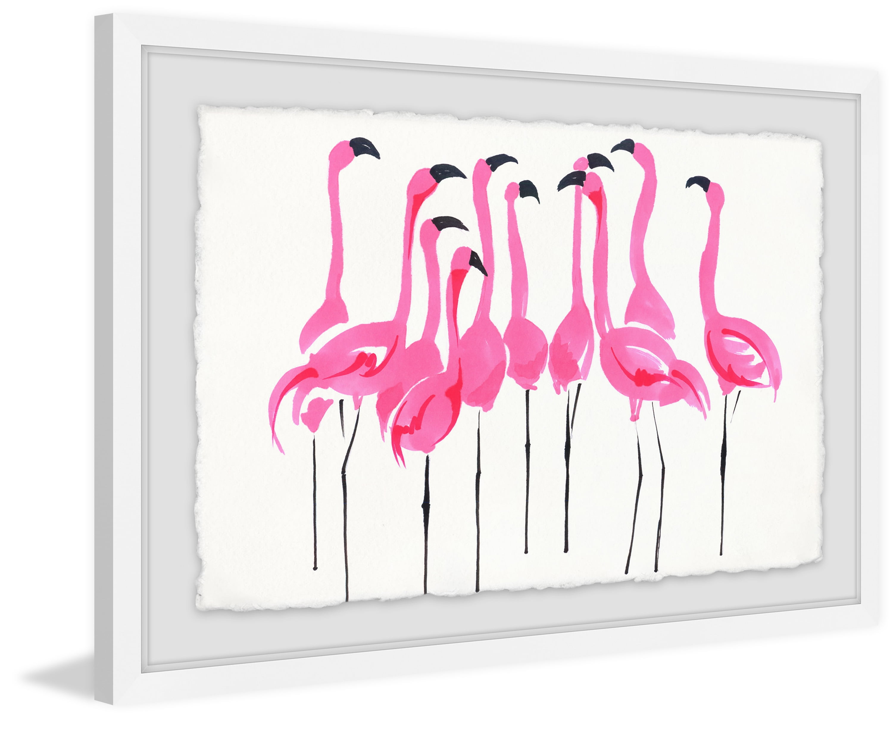 Flamboyance II Framed Painting Print