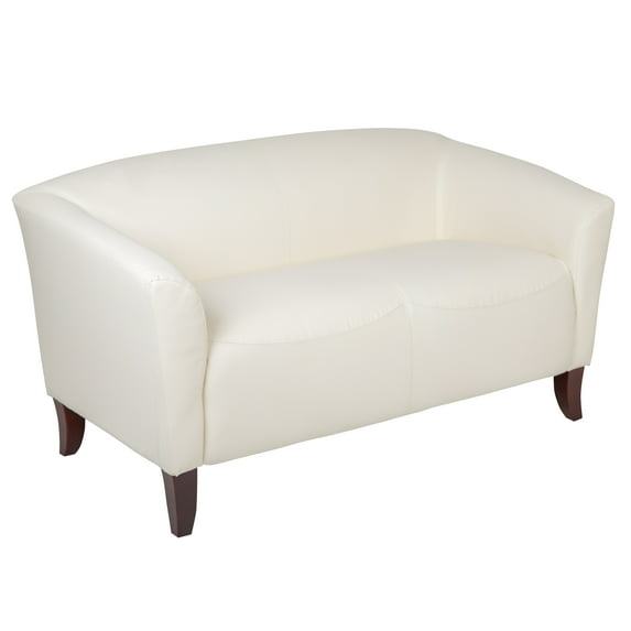Flash Furniture HERCULES Imperial Series Ivory LeatherSoft Loveseat