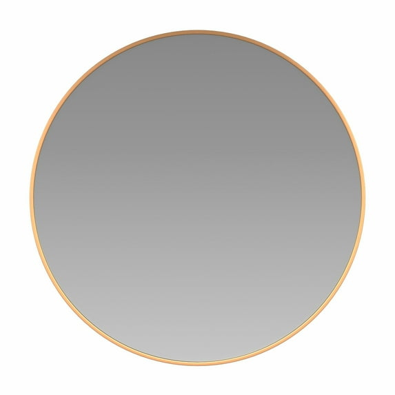 Flash Furniture Modern Round Wall Mounted Mirror, Gold