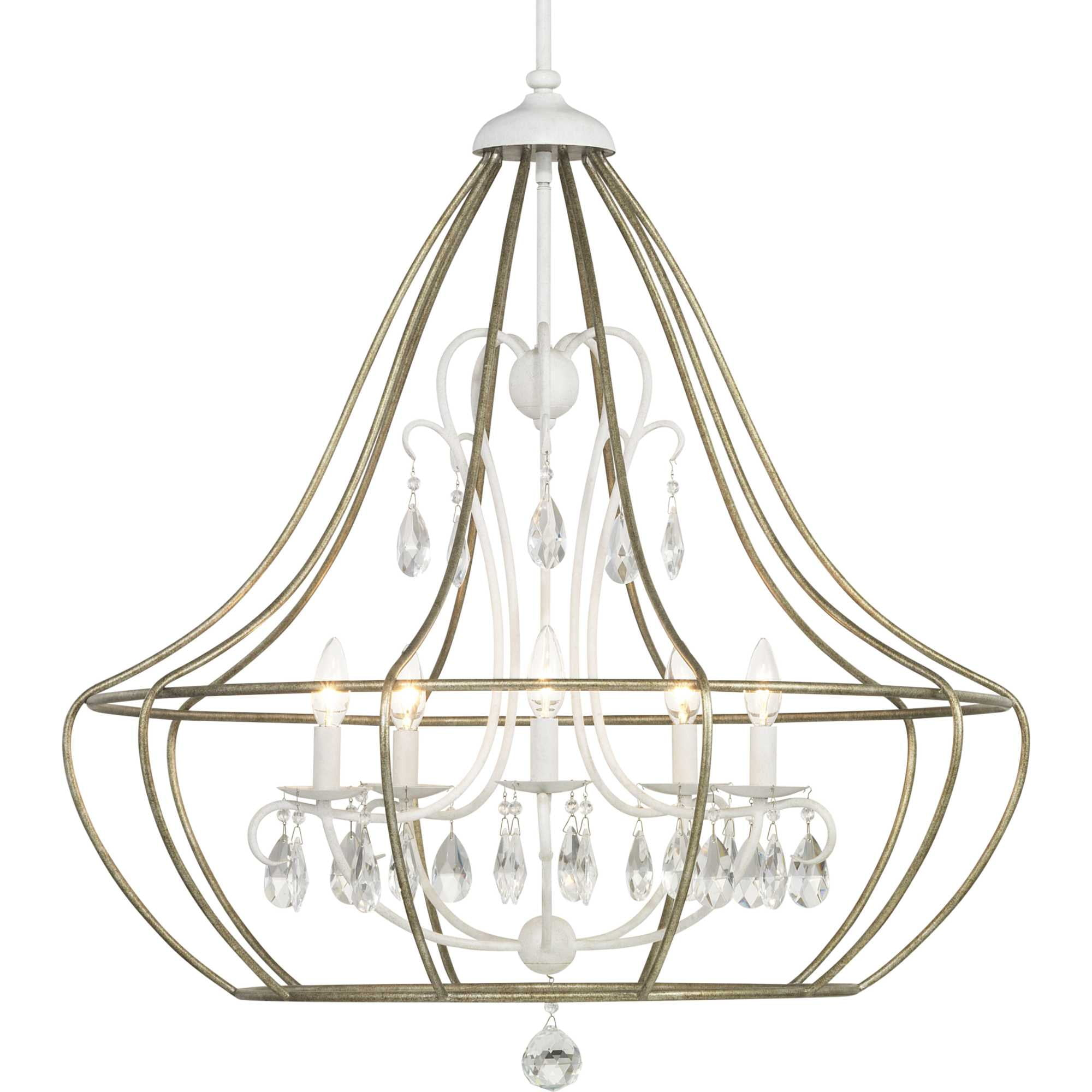 Fleurette Collection Three-Light Chandelier