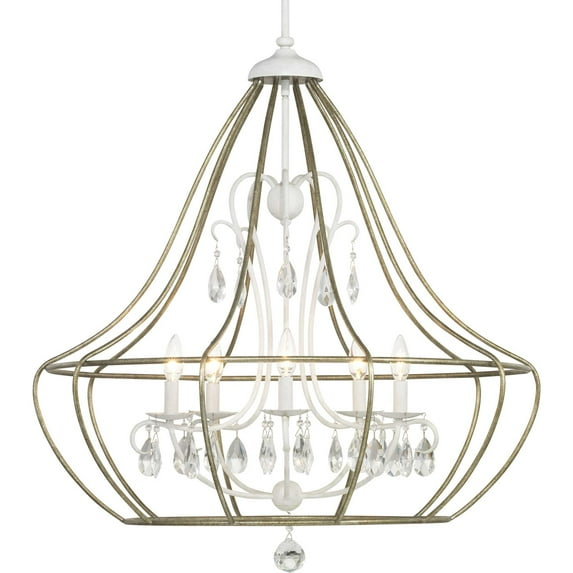 Fleurette Collection Three-Light Chandelier