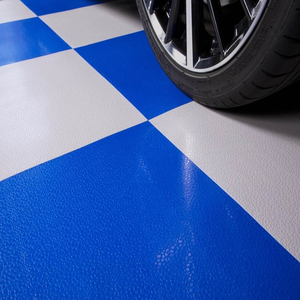 FlooringInc Nitro Flex Protective Garage Flooring Tiles, 20.5"x20.5", 8 Tiles, 23.36 Sqft, Smooth Pattern, Terracotta