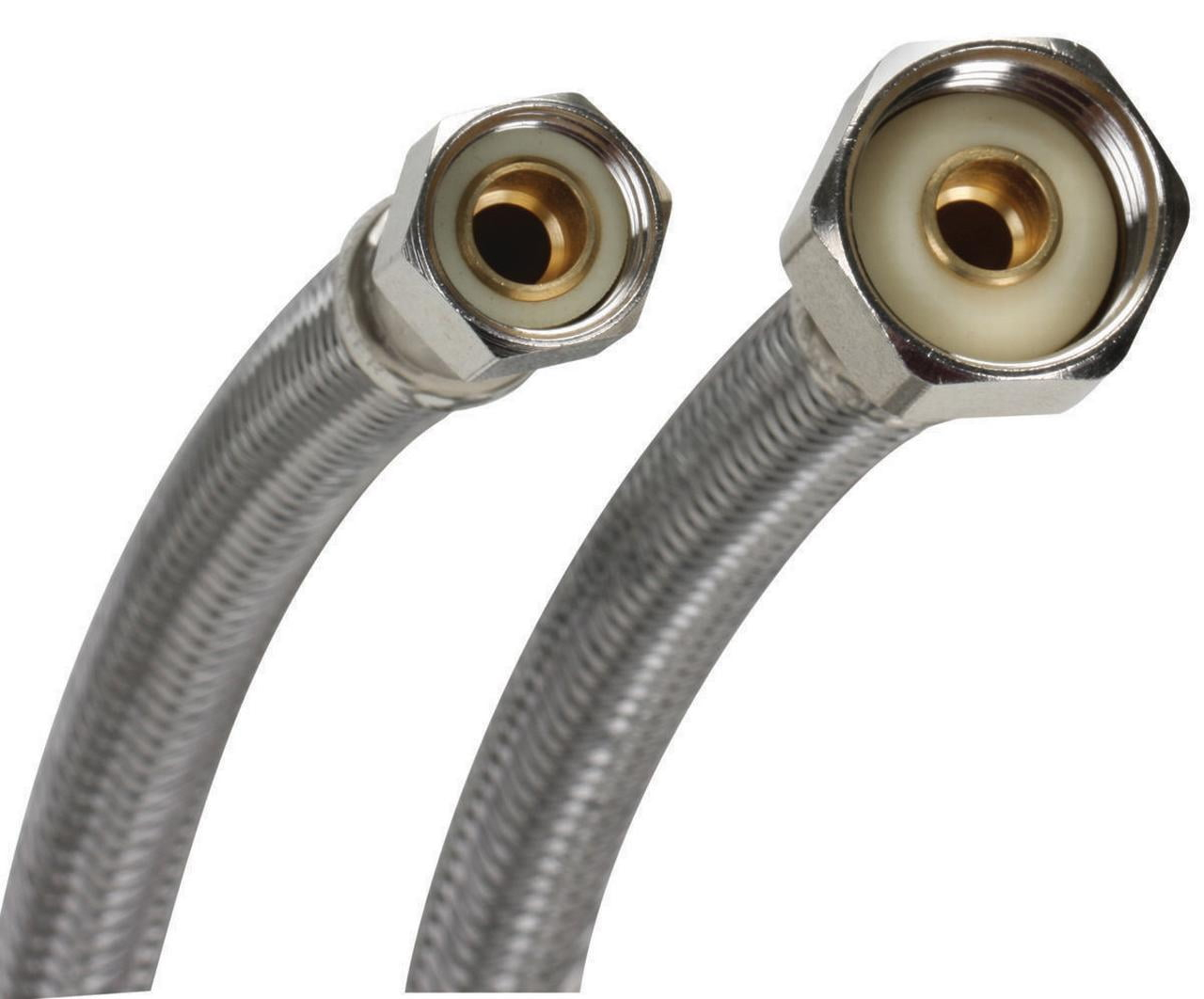 Fluidmaster B6F16 Braided Stainless Steel Faucet Connector 16"