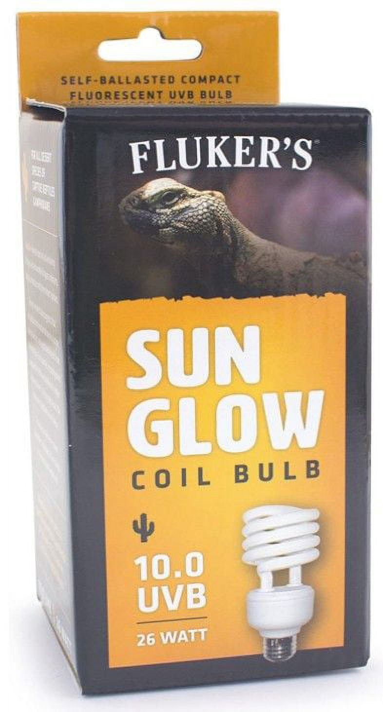 Flukers  26 watt Sun Glow Coil Bulb Desert 10.0 UVB