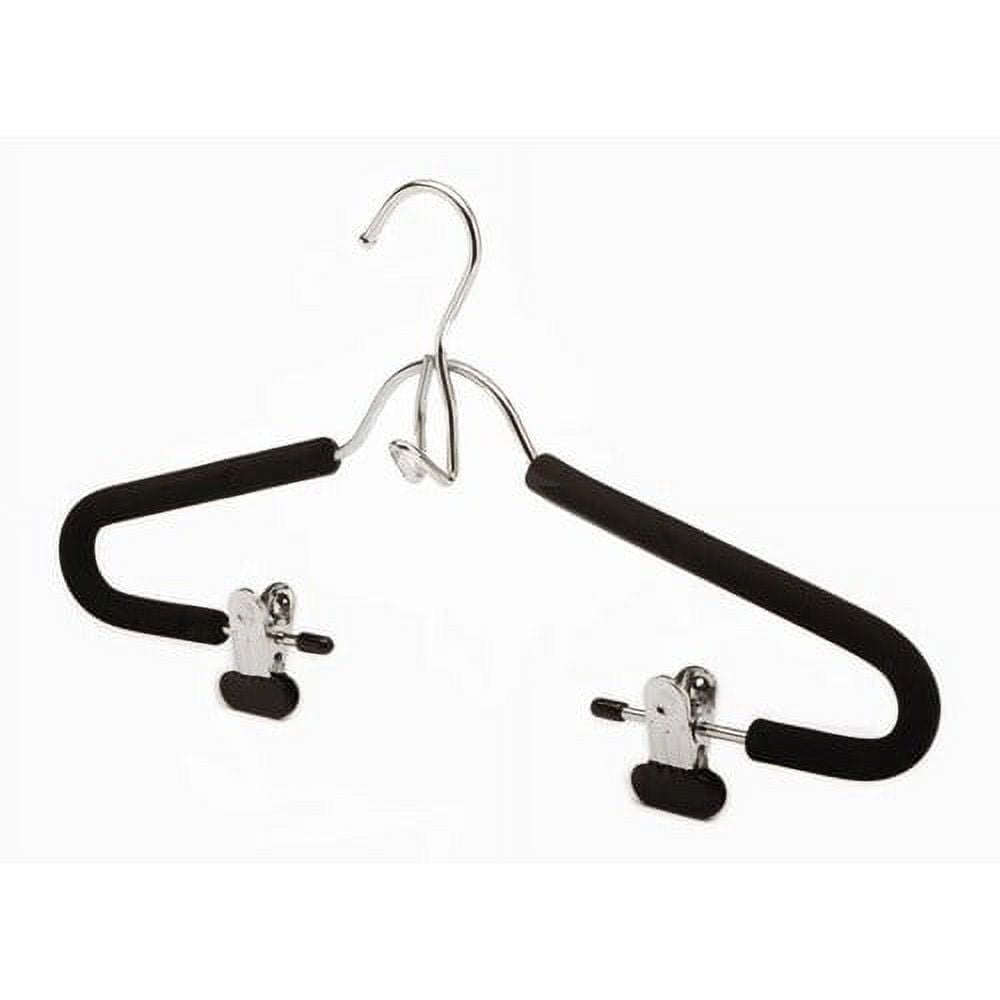 Only Hangers Inc. Metal Non-Slip Hangers With Clips for Suit/Coat (Set of 10)
