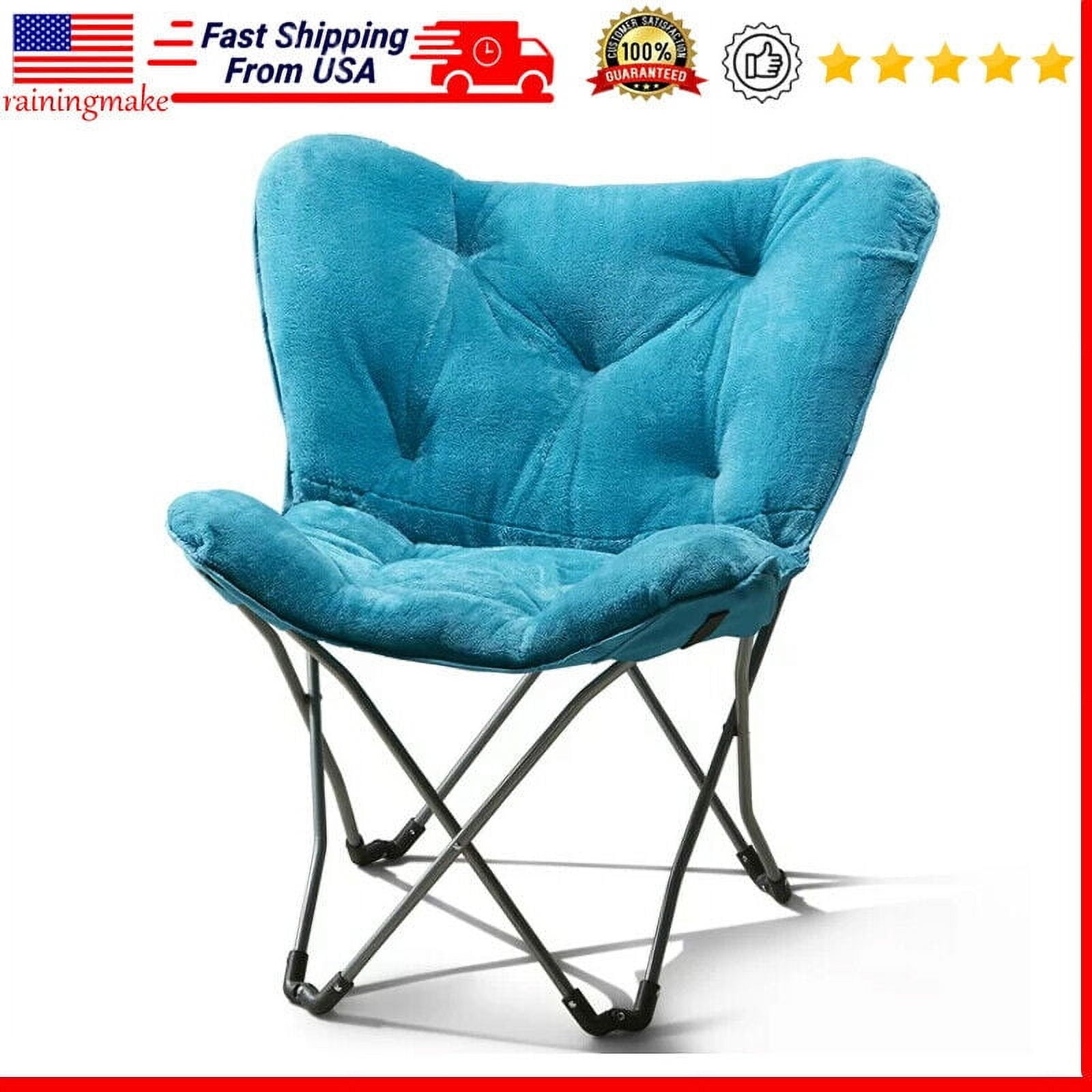 Mainstays Folding Butterfly Chair , Blue