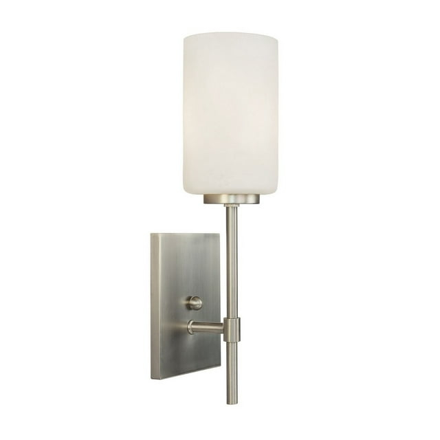 Forte Lighting 2612-01 Faye Wall Sconce - Nickel