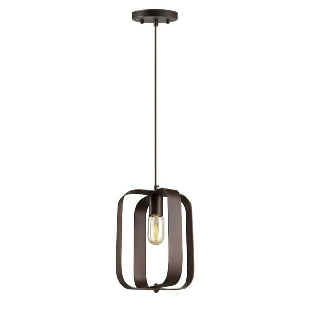 Forte Lighting 2640-01 1 Light 8" Wide Mini Pendant - Bronze