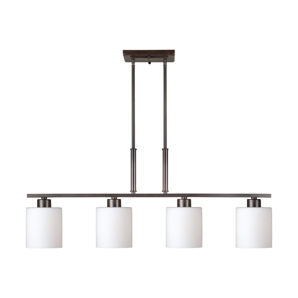 Forte Lighting 2664-04 Fiona 4 Light 35" Wide Linear Pendant - Bronze