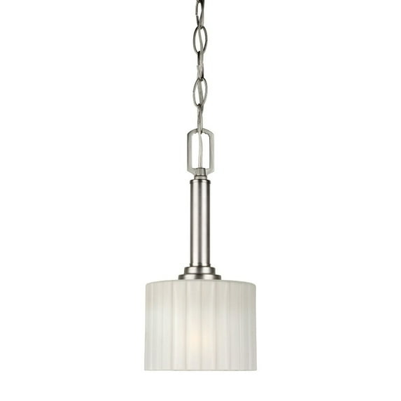 2695-01-55-Forte Lighting-Dayton - 1 Light Mini Pendant-12 Inches Tall and 5.5 Inches Wide     -Traditional Installation