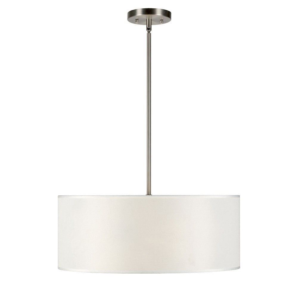Forte Lighting 2740-03 Betty 3 Light 20" Wide Pendant - Nickel