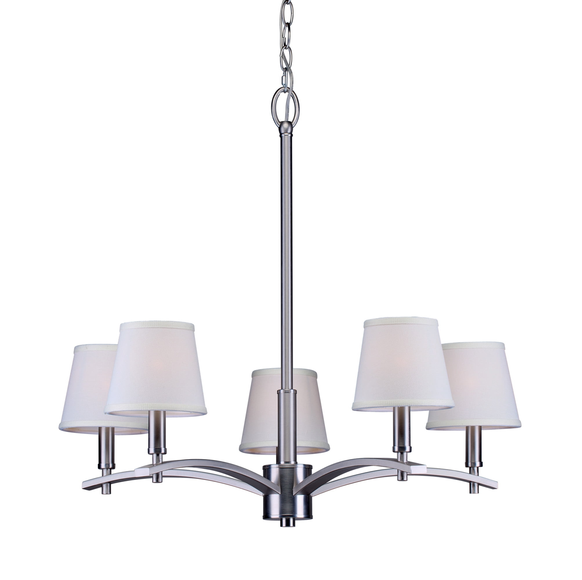 Forte Lighting 7078-05 5 Light 24-3/4" Wide Chandelier - Nickel