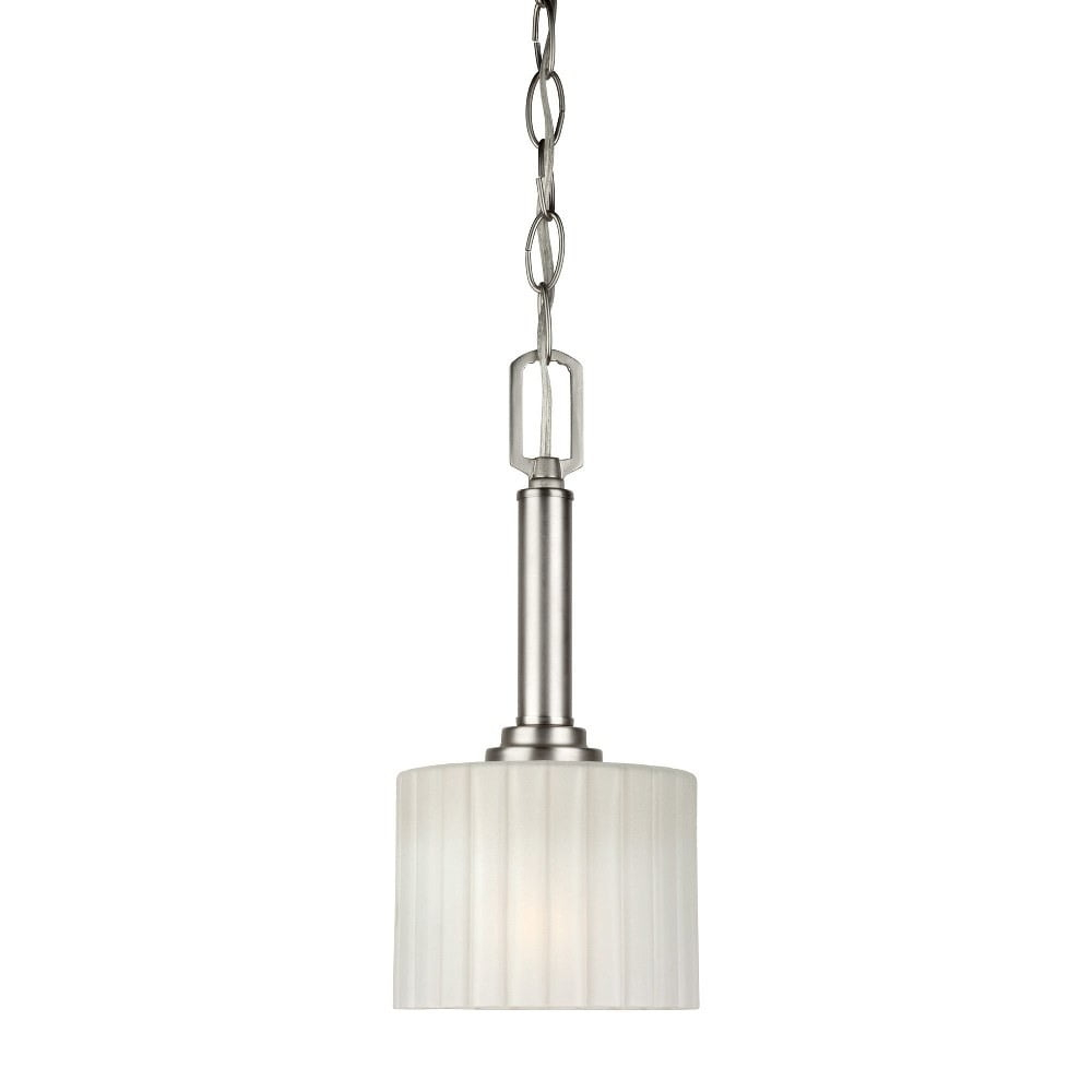 2695-01-55-Forte Lighting-Dayton - 1 Light Mini Pendant-12 Inches Tall and 5.5 Inches Wide     -Traditional Installation