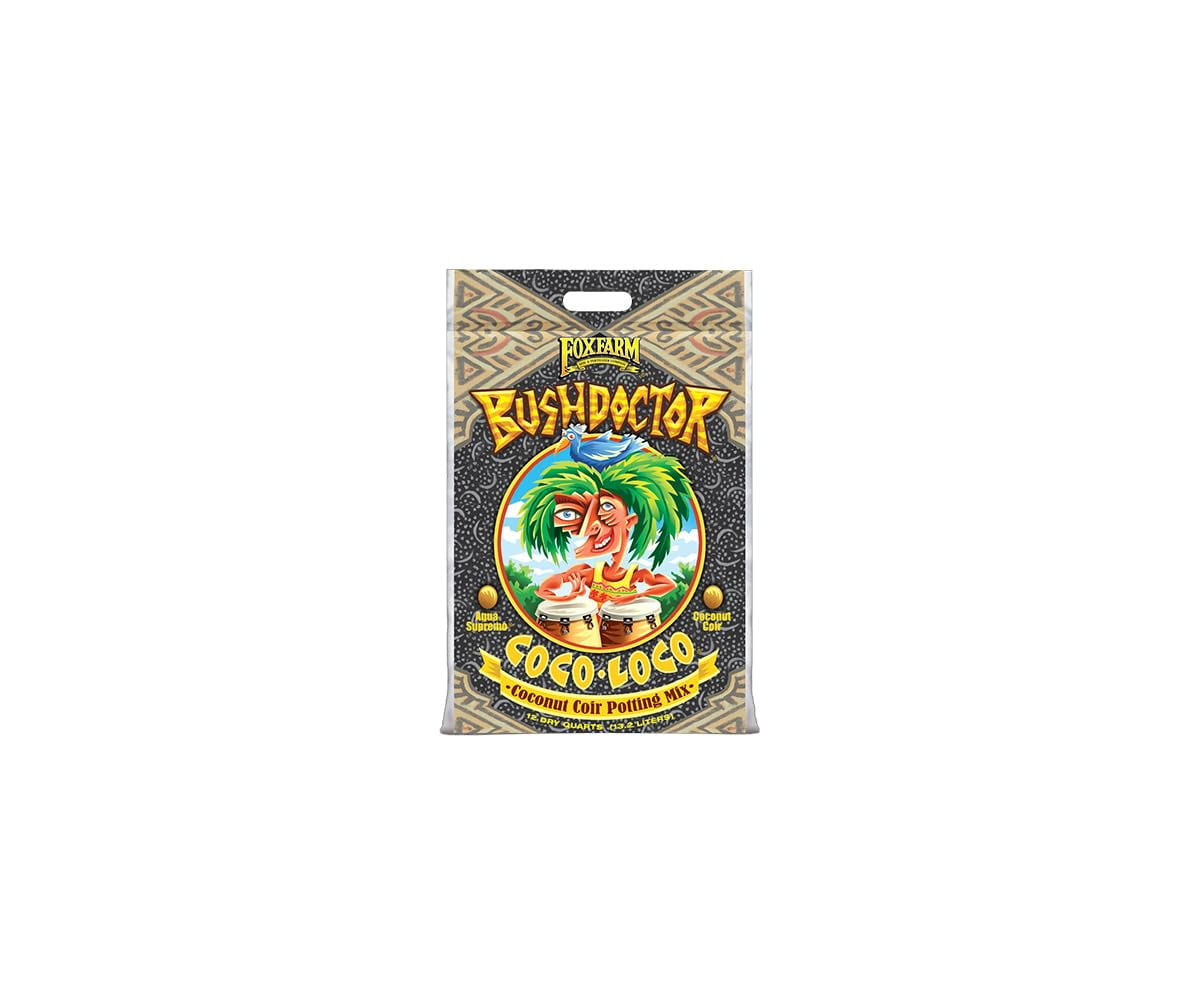 Fox Farm FX17111 FoxFarm Bush Doctor Quart Bag Coco Loco Potting Mix, 12 Qt, Soil