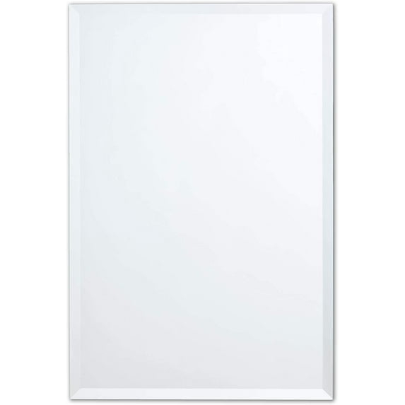 30" x 36" Frameless Rectangular Beveled Vanity Mirror