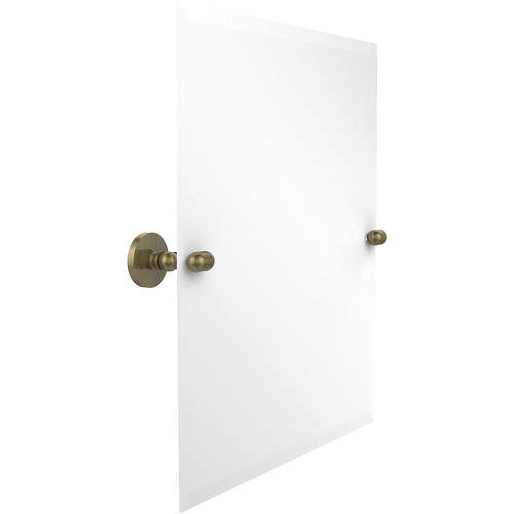 Frameless Rectangular Tilt Mirror with Beveled Edge (Build to Order)