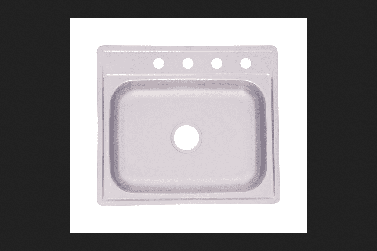 Creemore 25'' L Drop-In Single Bowl Stainless Steel Kitchen Sink