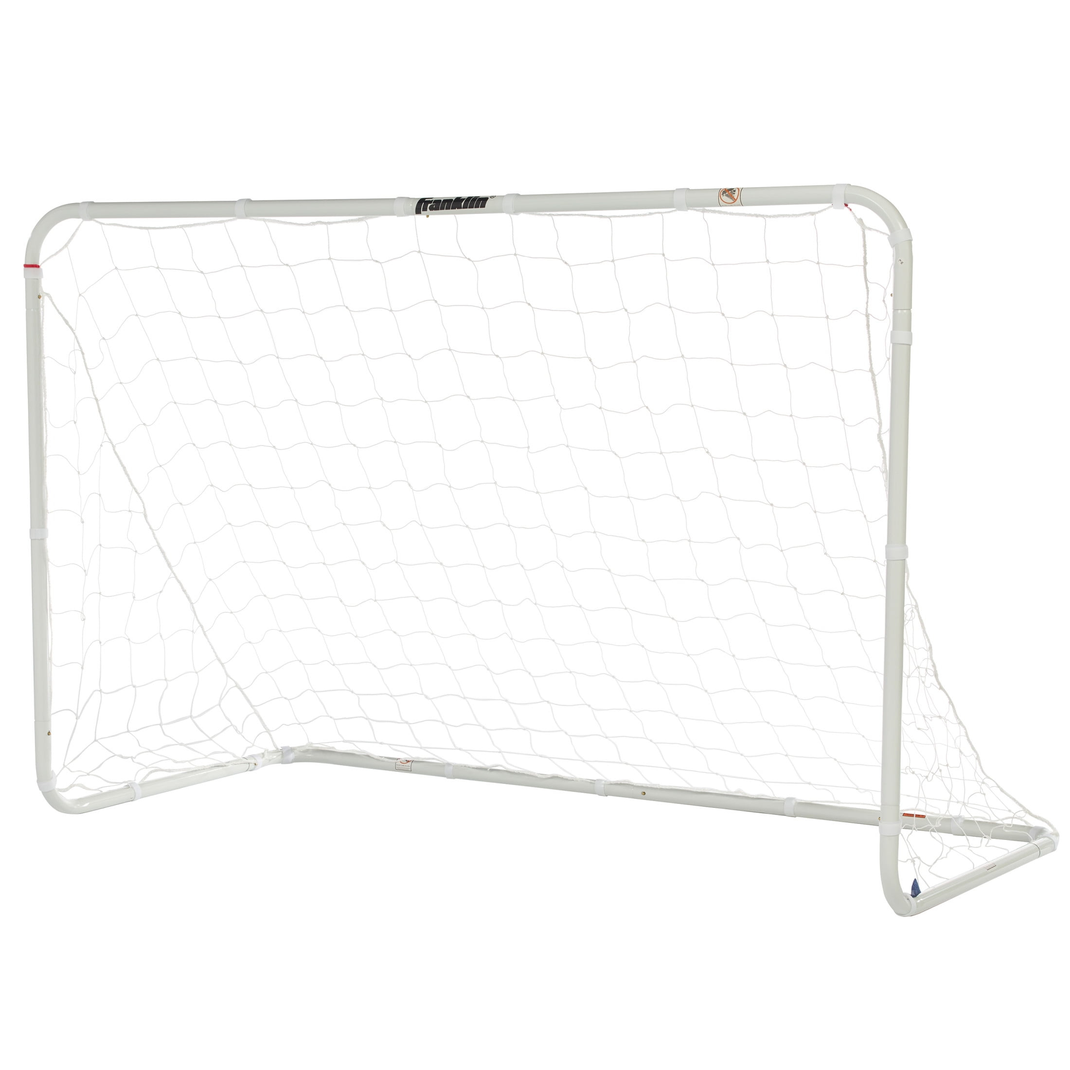 Franklin Sports Backyard Portable Soccer Goal - Competition Steel All Weather - 4' x 6' - White