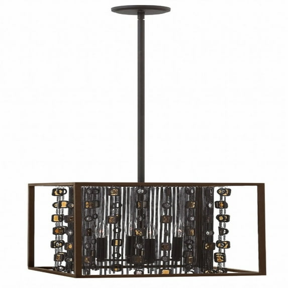 Mercato 4 - Light Square / Rectangle Chandelier