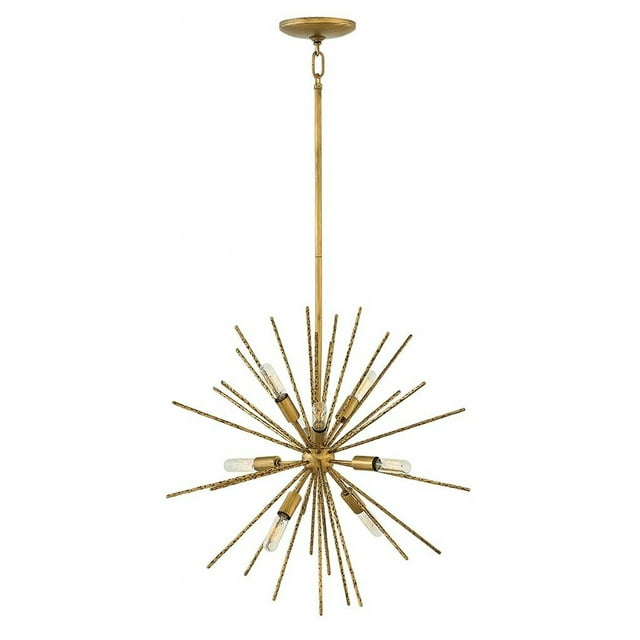 -Eight Light Stem Hung Pendant-22 Inches Wide By 22 Inches Tall Fredrick Ramond Lighting Fr43014bng