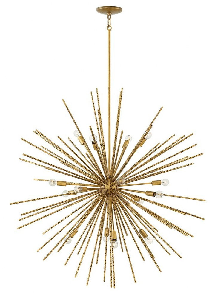 -Sixteen Light Stem Hung Pendant-42 Inches Wide By 42 Inches Tall Fredrick Ramond Lighting Fr43016bng
