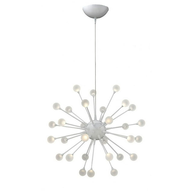 Fredrick Ramond Fr44413 Impulse 30 Light 24" Wide Integrated Led Chandelier - Cloud