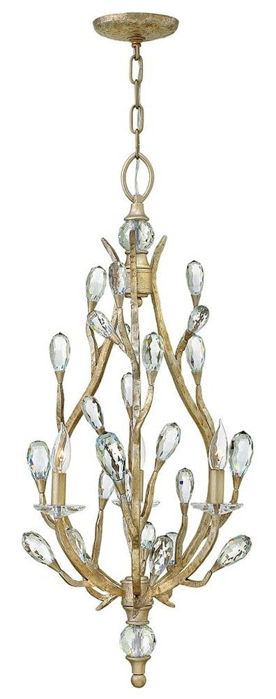 Fredrick Ramond Fr46803cpg 3 Light 1 Tier Candle Style Chandelier From The Eve Collection