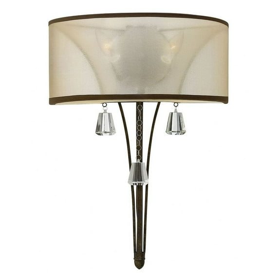 Fredrick Ramond Lighting - Mime-Two Light Wall Sconce-14 Inches Wide by 20.5