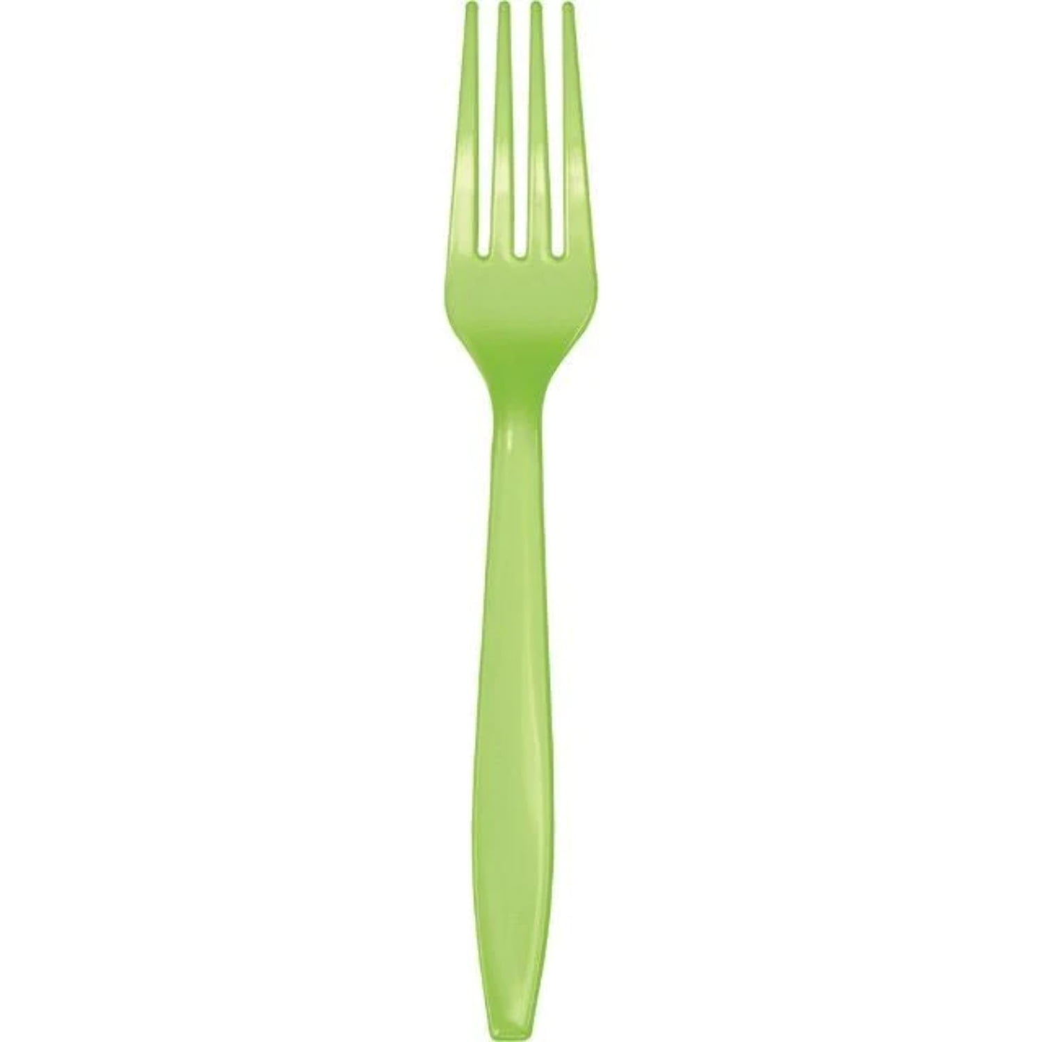 Fresh Lime Plastic Forks