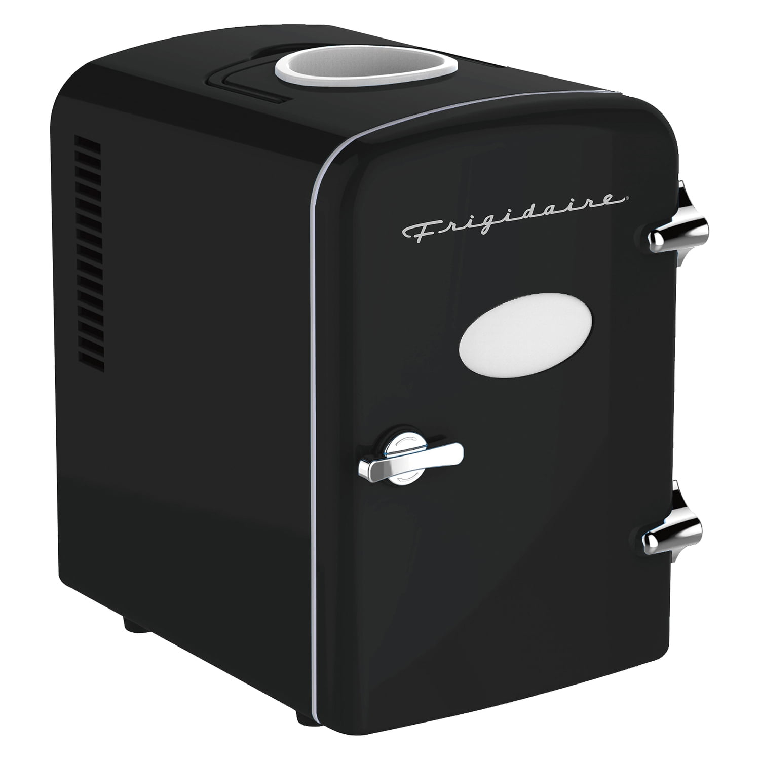 Frigidaire, 6 Can/4L Mini Personal Retro Fridge Cooler, EFMIS229, Black