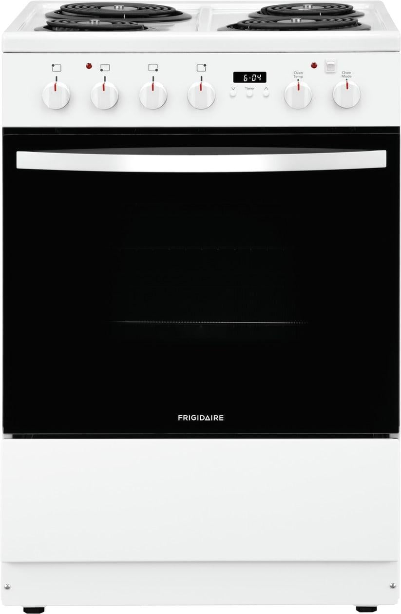 FRIGIDAIRE FFEH2422UW 24" freestanding coil electric range